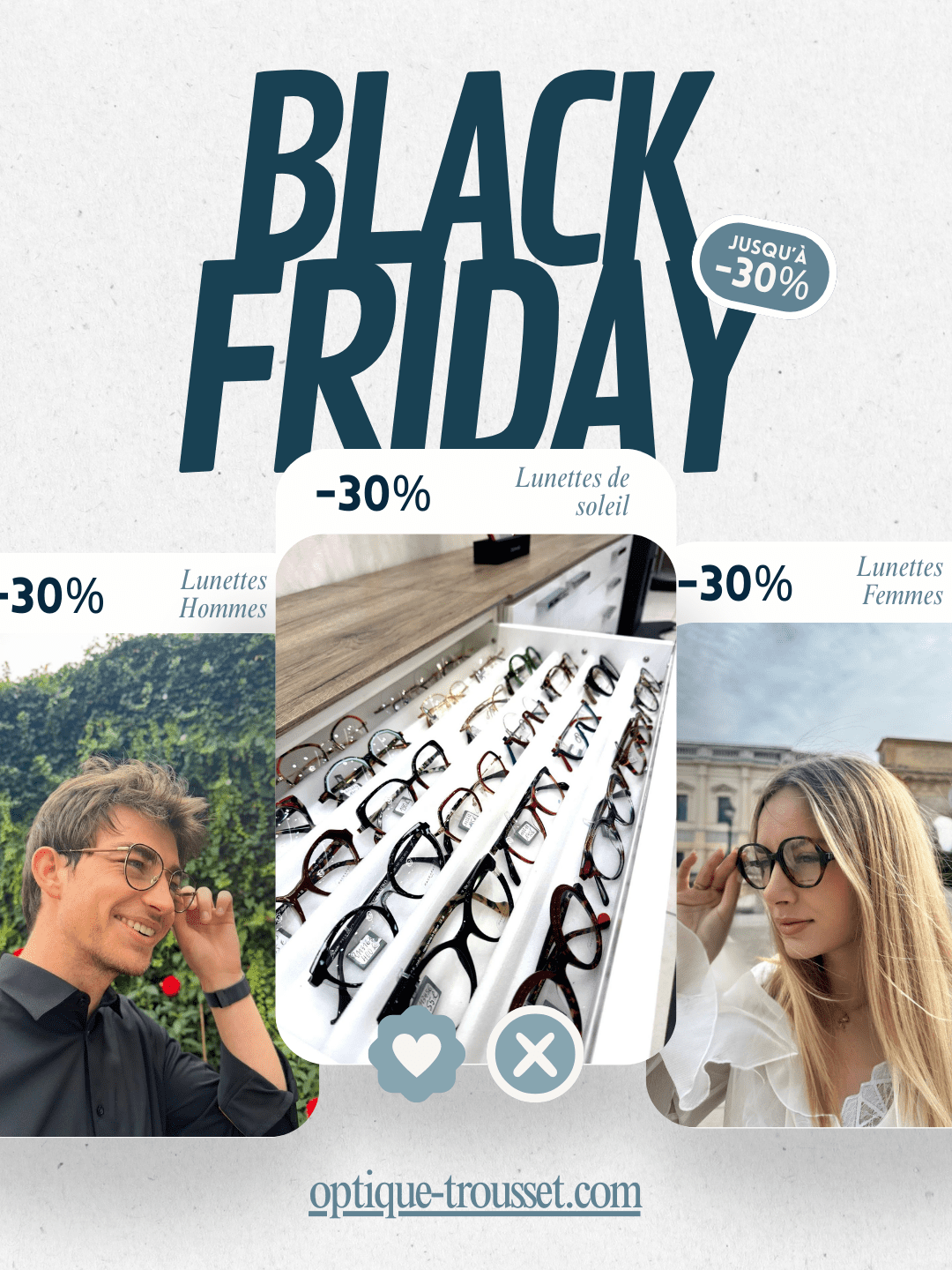 BLACK FRIDAY – Jusqu’à –30% sur une sélection de montures !